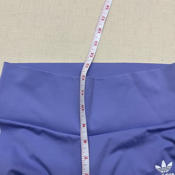Adidas Originals S purple high waisted bike shorts - Picture 4 of 11